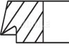 Кільця поршневі BMW 3 (E36)/5 (E34) 2.5/2.8i (M50/M52) 92-00 (84.50mm/+0.50) (1.5-1.5-2) MAHLE / KNECHT 083 06 N2 (фото 2)