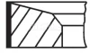 Кільця поршневі PAJERO/GALANT 2.3-2.5TD 80- (91.1mm) MAHLE / KNECHT 676 13 N0 (фото 1)