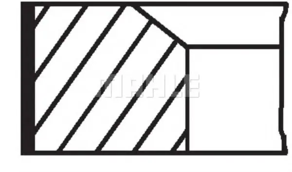 77,2 (STD) 1,75-1,75-3 Комплект поршньових кілець HYUNDAI ACCENT IV, ELANTRA IV, ELANTRA V, ELANTRA VI, I20 I, I30, I40 I, I40 I CW, IX20, IX35, TUCSON KIA CARENS III, CARENS IV 1.6D/1.7D 06.05- MAHLE / KNECHT 681 RS 00105 0N0 (фото 1)