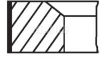 77,2 (STD) 1,75-1,75-3 Комплект поршньових кілець HYUNDAI ACCENT IV, ELANTRA IV, ELANTRA V, ELANTRA VI, I20 I, I30, I40 I, I40 I CW, IX20, IX35, TUCSON KIA CARENS III, CARENS IV 1.6D/1.7D 06.05- MAHLE / KNECHT 681 RS 00105 0N0 (фото 1)