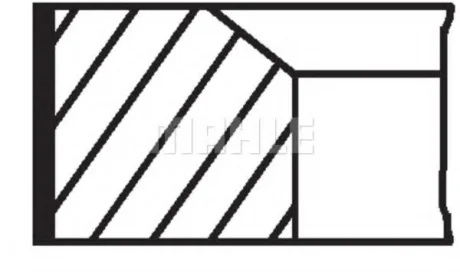 77,2 (STD) 1,75-1,75-3 Комплект поршньових кілець HYUNDAI ACCENT IV, ELANTRA IV, ELANTRA V, ELANTRA VI, I20 I, I30, I40 I, I40 I CW, IX20, IX35, TUCSON KIA CARENS III, CARENS IV 1.6D/1.7D 06.05- MAHLE / KNECHT 681 RS 00105 0N0