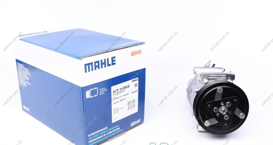 Компресор кондиціонера Citroen Berlingo/Peugeot Partner 1.6 08- MAHLE MAHLE / KNECHT ACP 14 000S (фото 1)