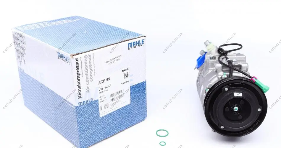Компресор кондиціонера Audi A4/A6/A8/Skoda Superb/VW Passat 1.6-4.2 94-08 MAHLE MAHLE / KNECHT ACP 55 000S (фото 1)