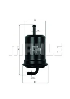 Паливний фільтр SUZUKI GRAND VITARA I 1.6/2.0/2.5 03.98-12.03 MAHLE / KNECHT KL523