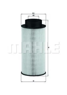 Паливний фільтр SCANIA 4, G I, G II, K I, P I, R I, T VW WORKER DC09.109-DT16.08 01.96- MAHLE / KNECHT KX182/1D
