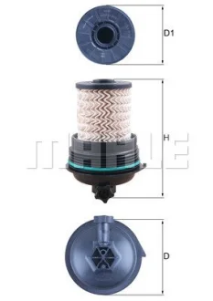 Паливний фільтр PEUGEOT EXPERT RENAULT ESPACE V, GRAND SCENIC IV, MEGANE IV, SCENIC IV, TALISMAN 1.5D-2.0D 06.15- MAHLE / KNECHT KX480