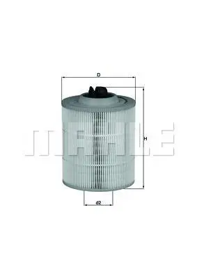 Фільтр повітряний Ford Galaxy/Mondeo/S-Max 2.2 TDCi 08- MAHLE / KNECHT LX 2685 (фото 1)