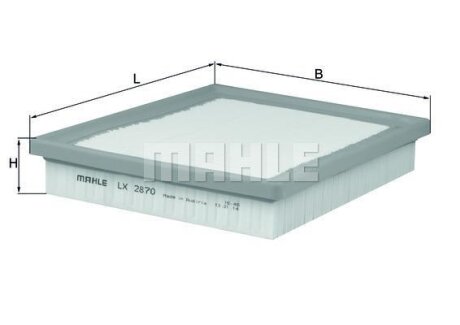 Фільтр повітряний MAHLE / KNECHT LX2870