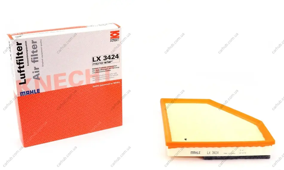 Фільтр повітряний BMW 3 (F30/F80) 15- MAHLE / KNECHT LX 3424 (фото 1)