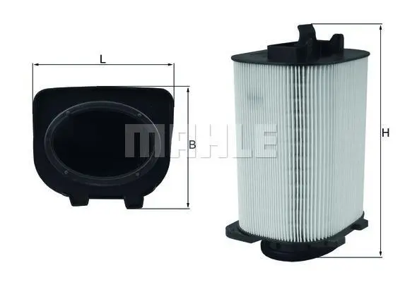 Фільтр повітряний MB W204/205/S204-205/C204-205/X204 MAHLE / KNECHT LX 3775 (фото 1)
