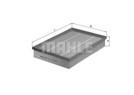 Фільтр повітряний Fiat Croma/Thema 2.0i/2.5TD 87- MAHLE / KNECHT LX4601 (фото 1)