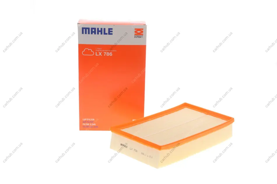 Фільтр повітряний VW T5 1.9TDI/2.0/2.0TDI/TSI/BiTDI/2.5TDI 03- KNECHT MAHLE / KNECHT LX 786 (фото 1)