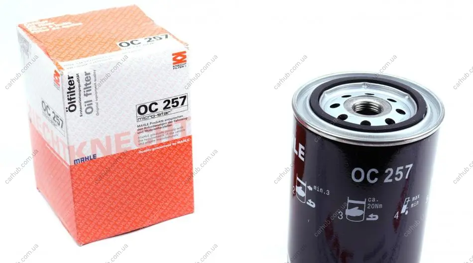 Фільтр масляний Audi A4/VW Passat 94-01 KNECHT MAHLE / KNECHT OC 257 (фото 1)