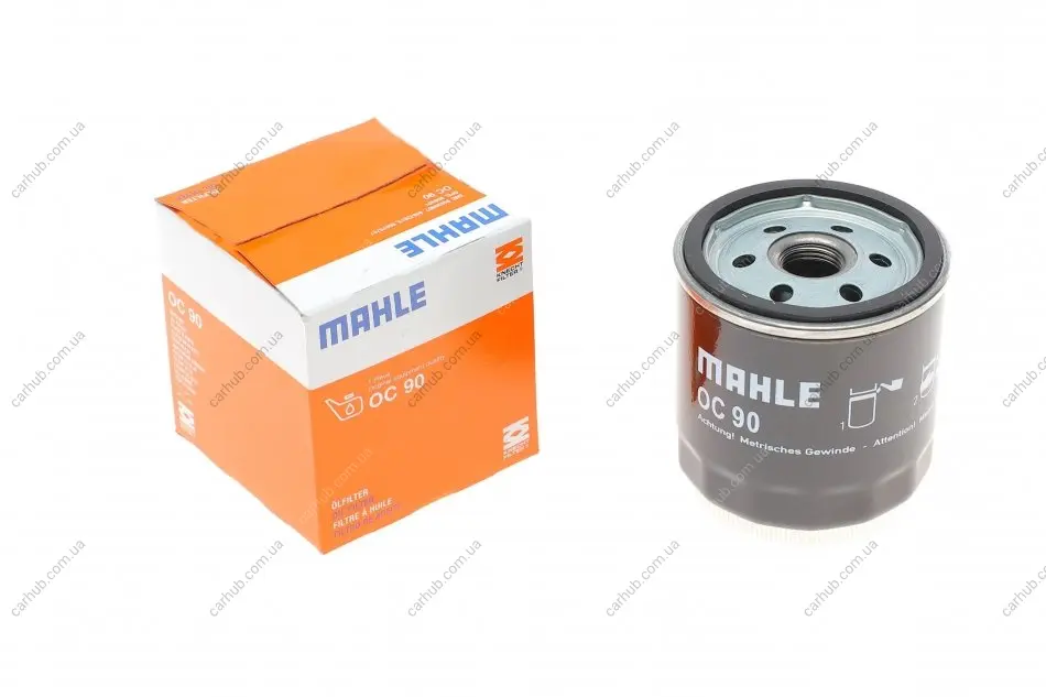Фільтр масляний Opel 85- (benzin) (h=80mm) KNECHT MAHLE / KNECHT OC 90 (фото 1)