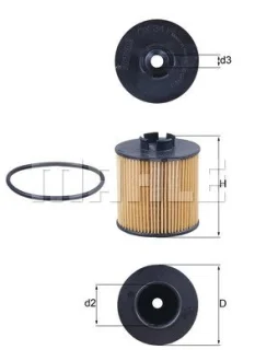 Фільтр масляний VW 1.6FSI KNECHT MAHLE / KNECHT OX 341D