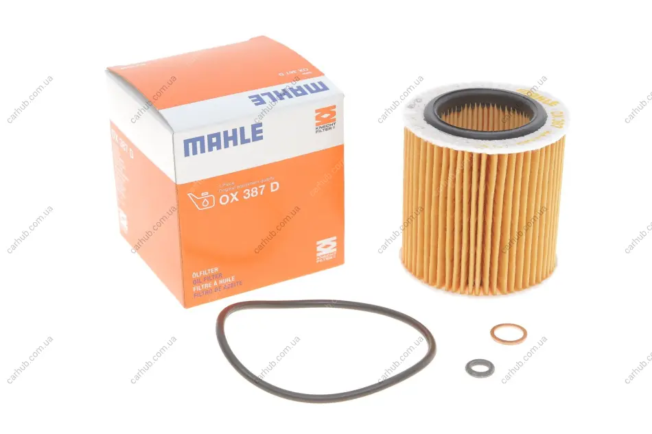 Фільтр масляний BMW (E90/E91) KNECHT MAHLE / KNECHT OX 387D (фото 1)