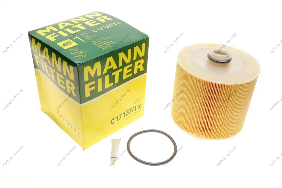 Фільтр повітряний Audi A6 2.4 V6/2.8FSI V6/3.0TFSI V6/3.0 V6/3.2 V6/4.2 V8 04-11 -FILTER MANN C 17 137/1 X (фото 1)