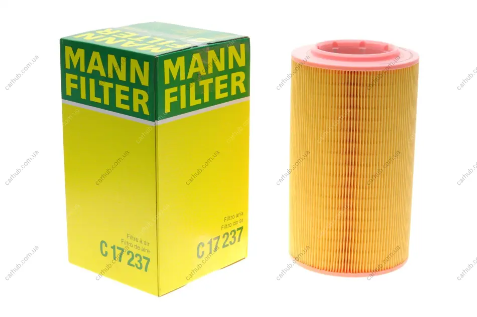 Фільтр повітряний Citroen Jumper 2.0BlueHDi/2.2HDi/3.0HDi/Fiat Ducato 2.0-3.0JTD 06-/Opel 2.2D 21- -FILTER MANN C 17 237 (фото 1)