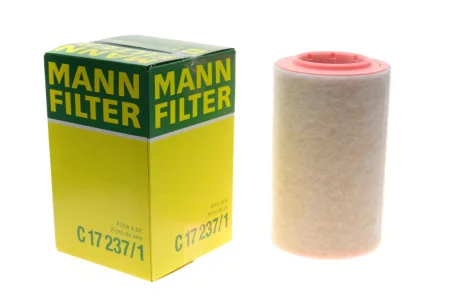 Фільтр повітряний Citroen Jumper 2.0BlueHDi/2.2HDi/3.0HDi/Fiat Ducato 2.0-3.0JTD 06- (з поролоном) -FILTER MANN C 17 237/1