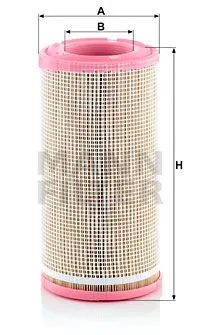 Фільтр повітряний AG CHEM 8103, 3104, 8104 CATERPILLAR 312D2 GC, 312D2 L, 315, 315B, 315C, 315CL, 315L, 317BL, 317BLN, 318B, 318BL, 318BLN, 318D2, 939 JOHN DEERE 50DLC, 640G III, 648G III MANN C 17 340/2 (фото 1)