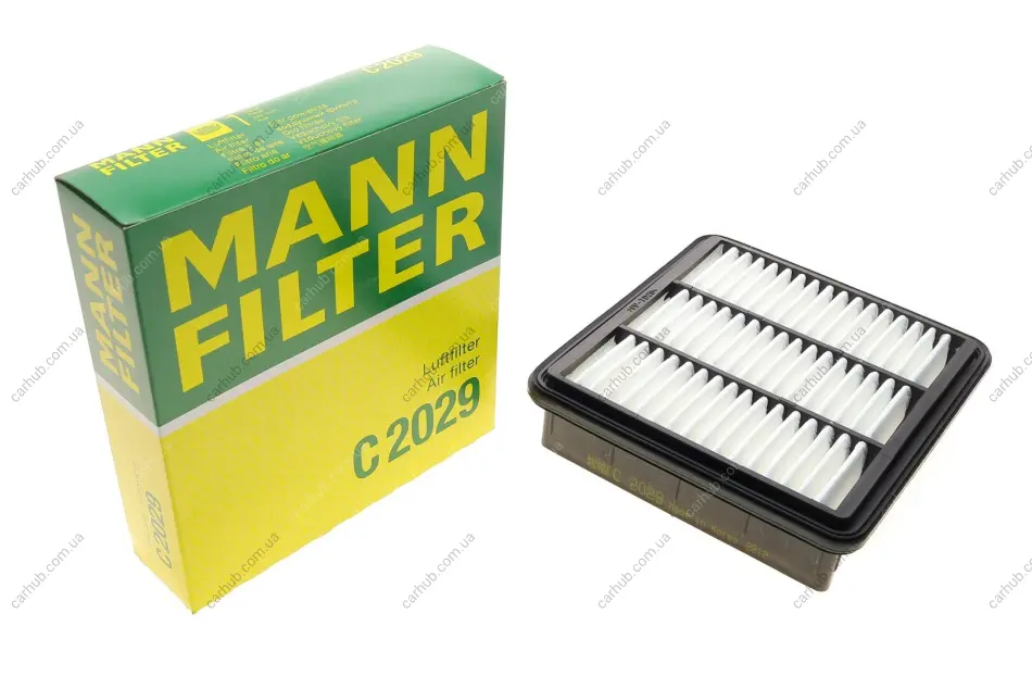 Фільтр повітряний Hyundai Elantra 1.6/D/i30 1.4-2.0/1.6-2.0CRDi 06-12/Kia Cee\'d/Cerato 1.6/2.0 08- -FILTER MANN C 2029 (фото 1)