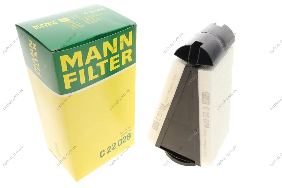 Фільтр повітряний MB C-class (W205) 2.2CDI OM651 14-18/GLC (X253) 2.2CDI OM651 15-19 -FILTER MANN C 22 028 (фото 1)