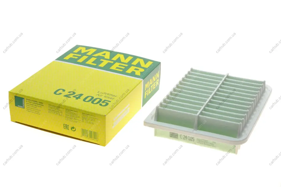 Фільтр повітряний Lexus NX 2.0 14-/Toyota Auris/Corolla 1.2-2.0 06-18/Rav4 2.0/Avensis 1.6-2.0 08-18 -FILTER MANN C 24 005 (фото 1)