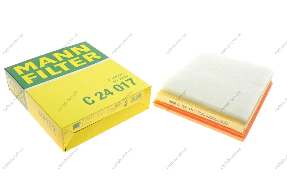 Фільтр повітряний Citroen Berlingo/C3/C4/Jumpy/Peugeot Partner/3008/5008 1.6HDi 14-/Opel Combo E 18- -FILTER MANN C 24 017 (фото 1)