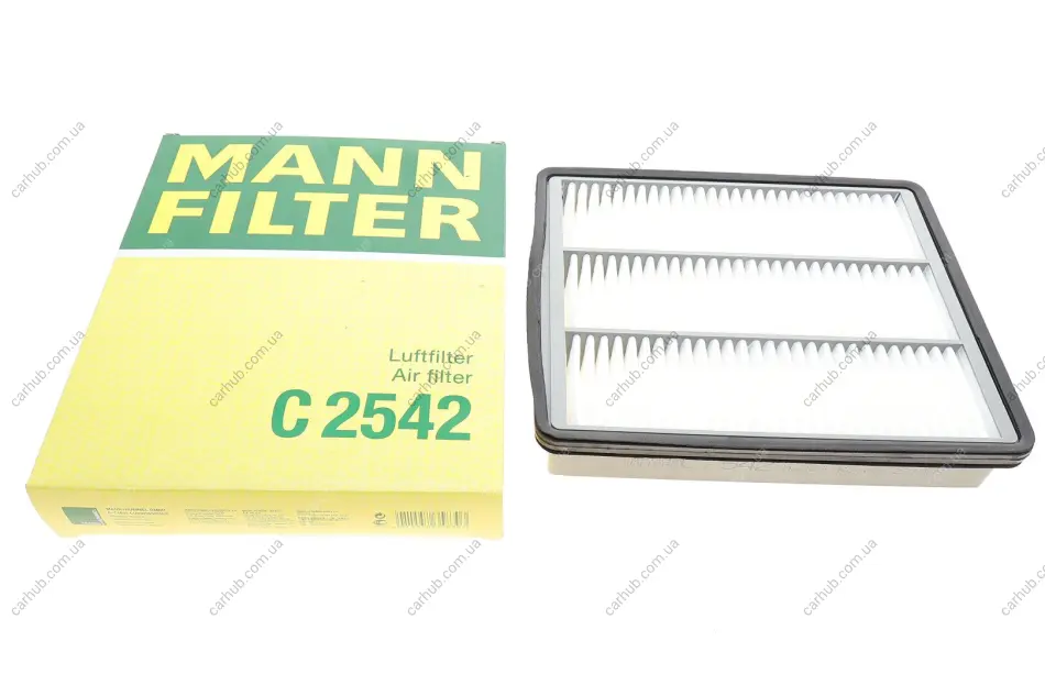 Фільтр повітряний Hyundai Terracan 2.5TD/2.9CRDI/3.5 V6 01-06 -FILTER MANN C 2542 (фото 1)