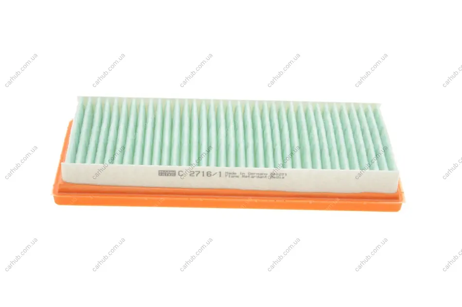 Фільтр повітряний Smart Fortwo 0.8CDI/1.0 07- -FILTER MANN C 2716/1 (фото 1)