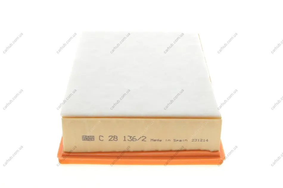 Фільтр повітряний Skoda Felicia 1.3/1.6/1.9D/VW Caddy/Polo 1.6/1.9SDI/TDI 94-02 (с поролоном) -FILTER MANN C 28 136/2 (фото 1)