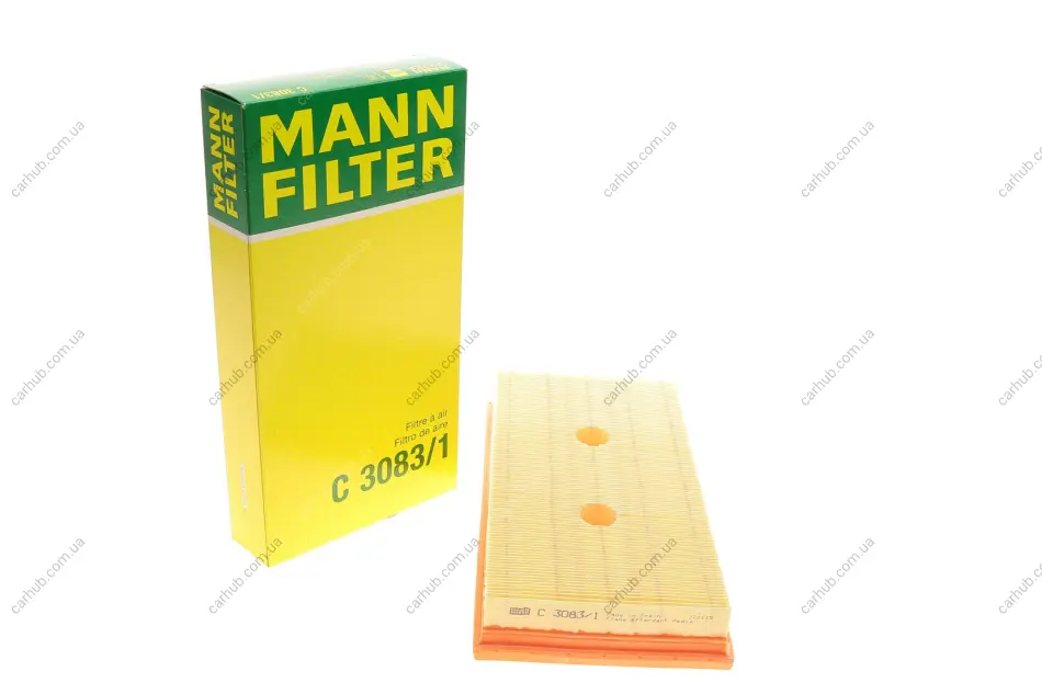 Фільтр повітряний Audi A3/Skoda Octavia/VW Golf/Jetta/Passat/Touran 1.6FSI 03-08/Eos 1.6FSI 06-08 -FILTER MANN C 3083/1 (фото 1)