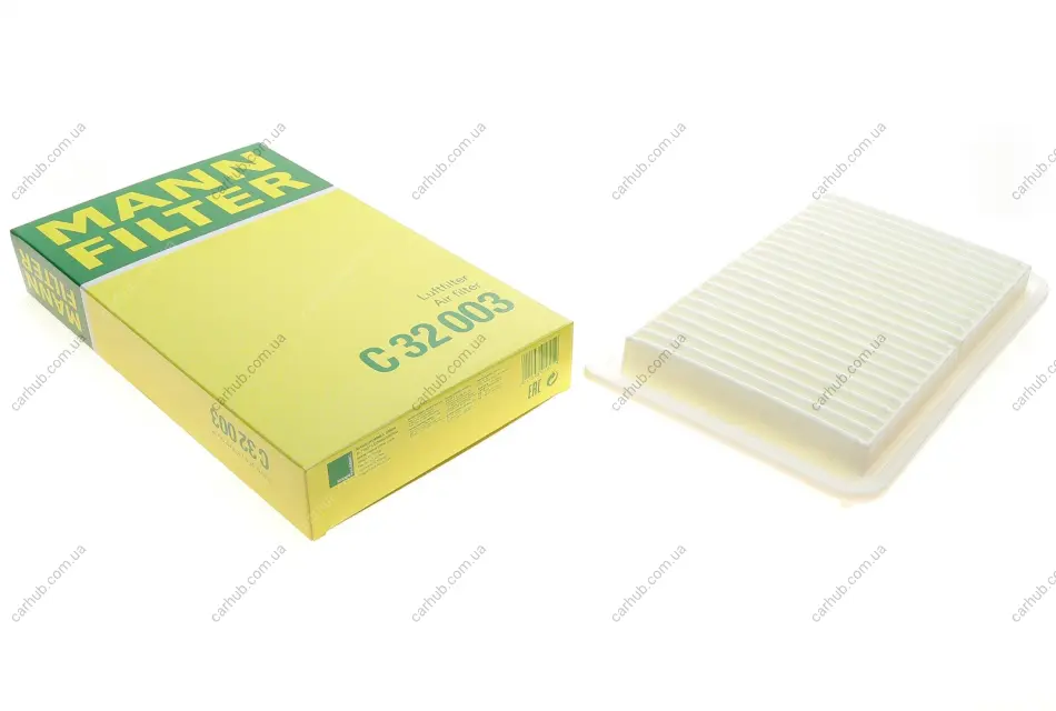 Фільтр повітряний Lexus RX 3.0 03-08/ES 3.0L 01-06/Toyota Camry 2.4 16V/3.0 V6 01-11/Highlander 00-07 -FILTER MANN C 32 003 (фото 1)