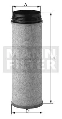 Фільтр повітряний 538x167 BOMAG BC 473RB-4, BC 473RS-4, BC 573RB-4 CLAAS 860, 870, 950, 960 MANN CF 1750 (фото 1)