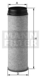 Фільтр повітряний 538x167 BOMAG BC 473RB-4, BC 473RS-4, BC 573RB-4 CLAAS 860, 870, 950, 960 MANN CF 1750