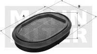 Фільтр повітряний CATERPILLAR 312BL, 312D2, 317N, 318E, 420 D, 420E, 426 C, 428 D, 428 D NF, 430 D, 430 E, 432 D, 434 E, 436 C, 438 D, 442 D, 450 E, 914 G, BG225C, CB534C, CP323C, CP433C MANN CF 2550/1