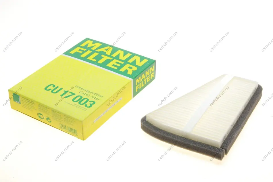Фільтр салону Daewoo Lanos 97-10 -FILTER MANN CU 17 003 (фото 1)