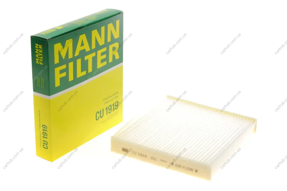 Фільтр салону Land Rover Discovery 16-/Range Rover 13-/Lexus ES/RX 12-/Toyota Camry/Corolla/Rav4 06- -FILTER MANN CU 1919 (фото 1)