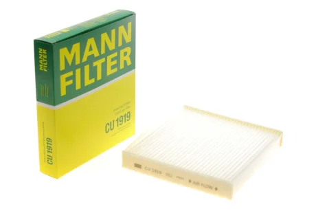 Фільтр салону Land Rover Discovery 16-/Range Rover 13-/Lexus ES/RX 12-/Toyota Camry/Corolla/Rav4 06- -FILTER MANN CU 1919