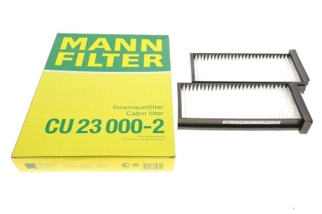 Фильтр салона (к-кт) -FILTER MANN CU 23 000-2