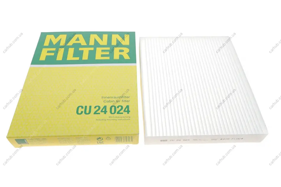 Фільтр салону Hyundai Tucson 15-/ Kia Sportage IV 16- -FILTER MANN CU 24 024 (фото 1)