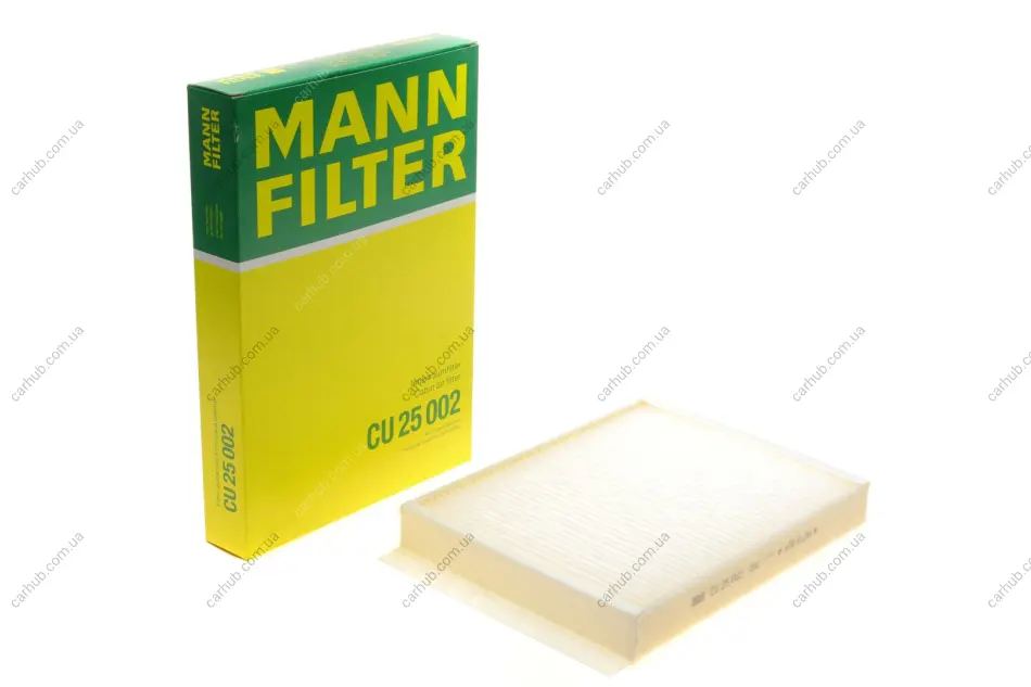 Фільтр салону MB C-class (W205)/E-class (W213) 14-/G-class (W463) 18-/M-class (W166) 11-15/GLE 15-18 -FILTER MANN CU 25 002 (фото 1)