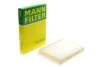 Фільтр салону MB C-class (W205)/E-class (W213) 14-/G-class (W463) 18-/M-class (W166) 11-15/GLE 15-18 -FILTER MANN CU 25 002 (фото 1)