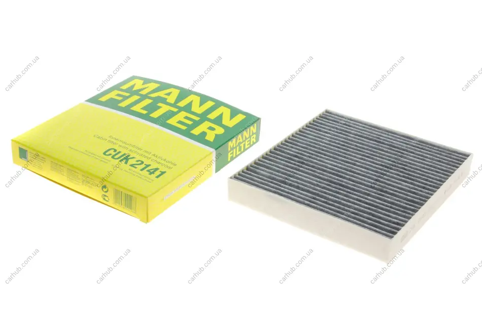 Фільтр салону Citroen C4 12-/Mitsubishi L200/Pajero Sport 15-/Lancer/Outlander 07- (вугільний) -FILTER MANN CUK 2141 (фото 1)