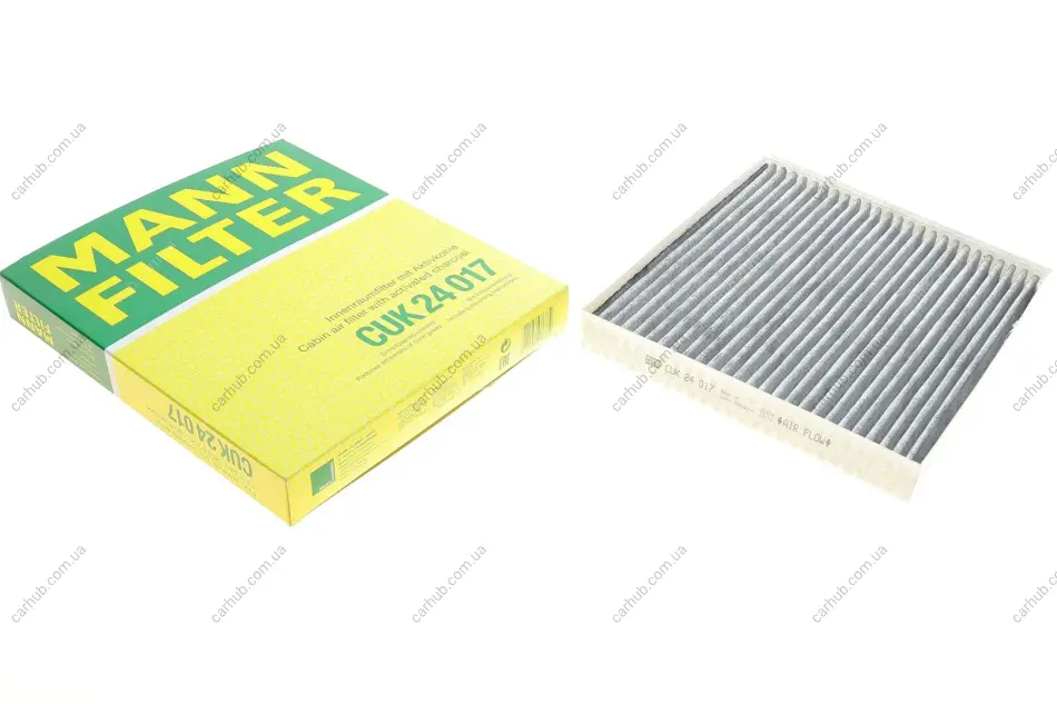 Фільтр салону Kia Sorento 14-/Toyota C-HR 16- (вугільний) -FILTER MANN CUK 24 017 (фото 1)