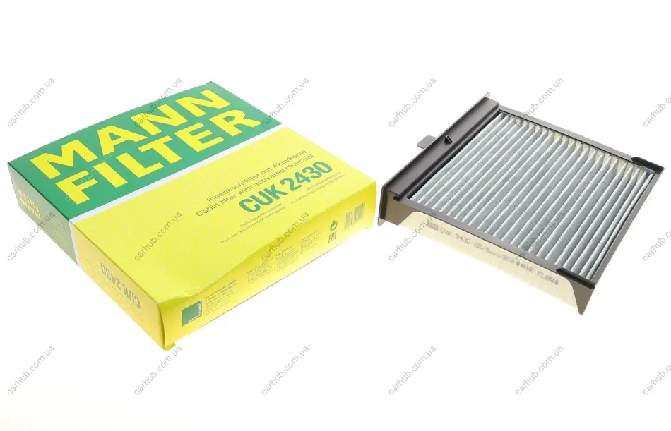 Фільтр салону Renault Scenic 03-09 (вугільний) -FILTER MANN CUK 2430 (фото 1)