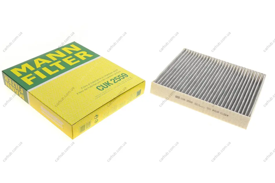Фільтр салону Ford Focus/Mondeo 03- (вугільний) -FILTER MANN CUK 2559 (фото 1)