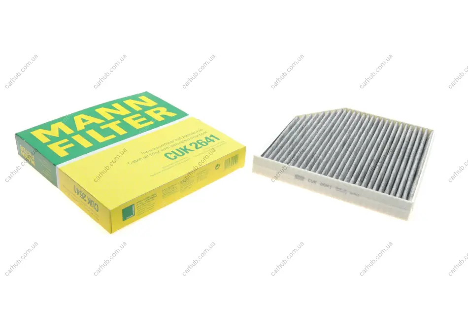 Фільтр салону Audi A6/A7/A8 10- (вугільний) -FILTER MANN CUK 2641 (фото 1)