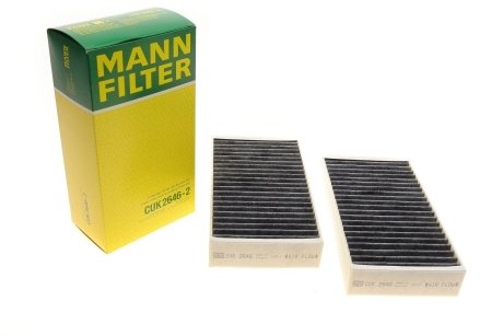 Фильтр салона (к-кт) -FILTER MANN CUK 2646-2