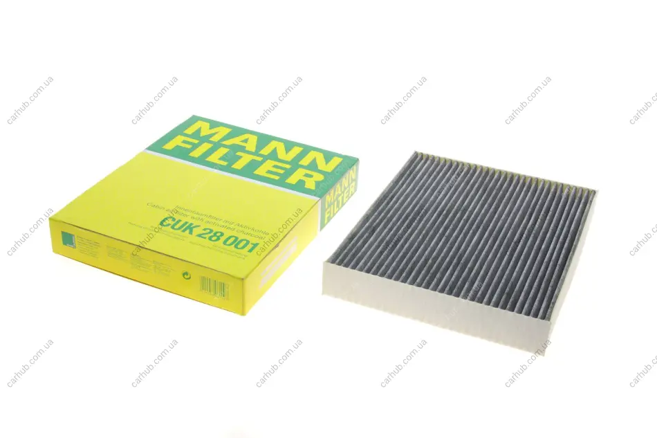 Фільтр салону Ford Mondeo V/S-Max 14-/Focus IV 18- (вугільний) -FILTER MANN CUK 28 001 (фото 1)